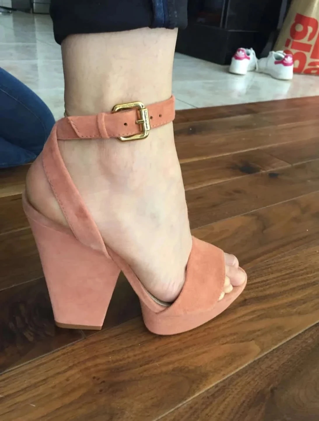 Sapatos de salto aberto tamanho 38 Zara – photo 3